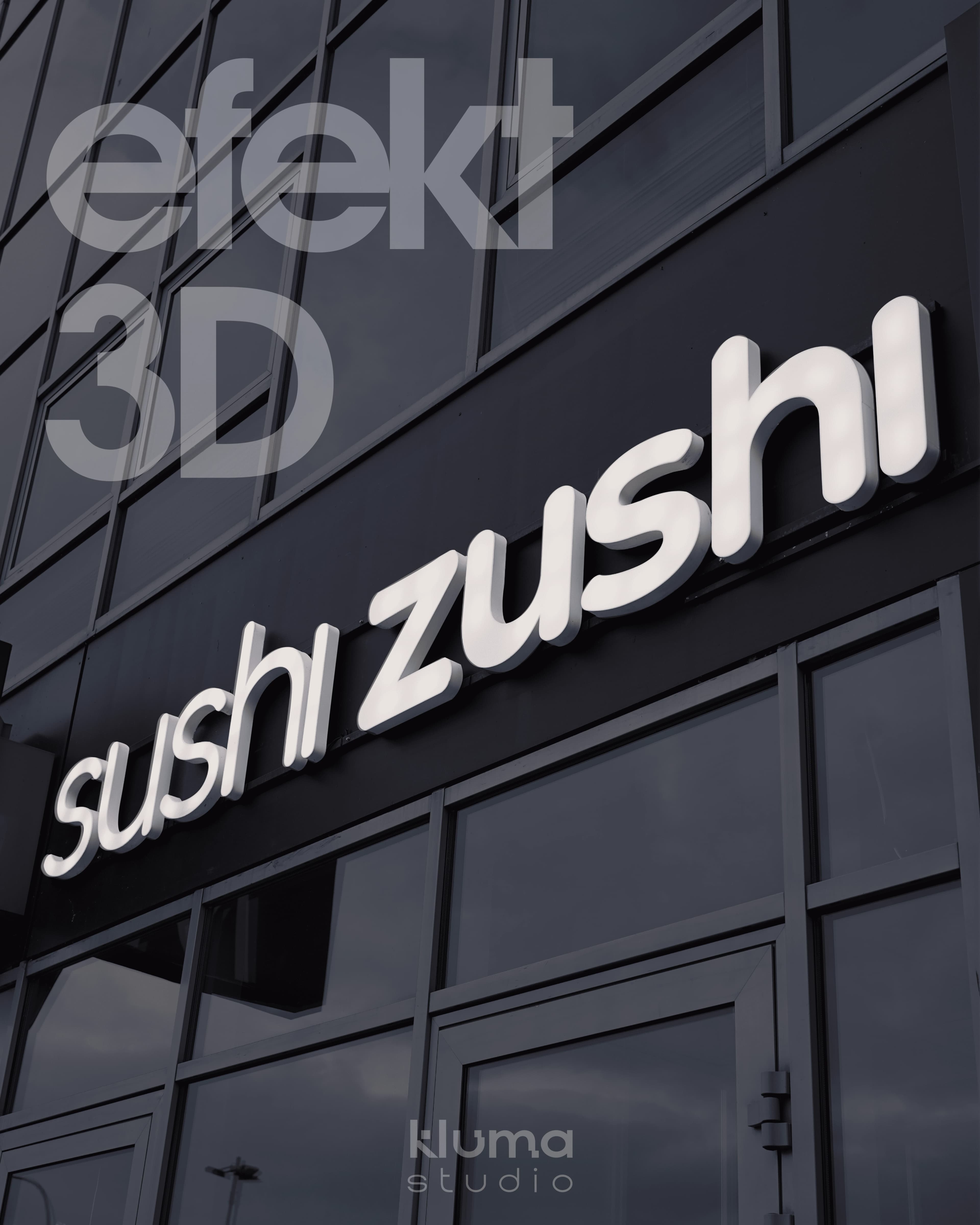 Sushi Zushi | 3D Litery - zdjęcie 1