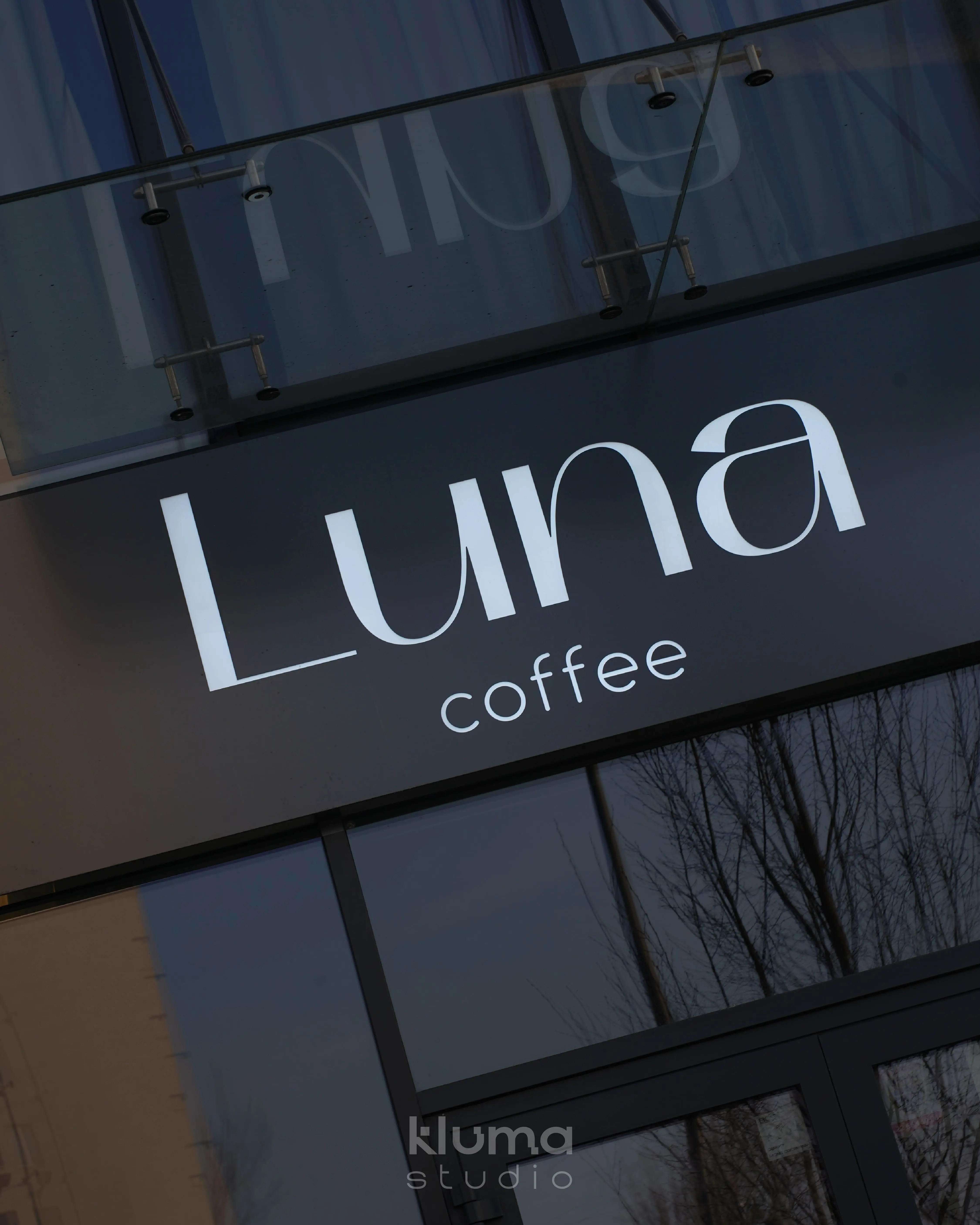 Luna Coffee | Oklejanie | Kaseton - zdjęcie 2